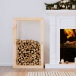 Firewood Rack 60x25x100cm Solid Wood Pine