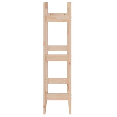 Firewood Rack 60x25x100cm Solid Wood Pine - Image 6