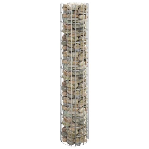 Circular Gabion Pole Galvanised Steel 30x150cm