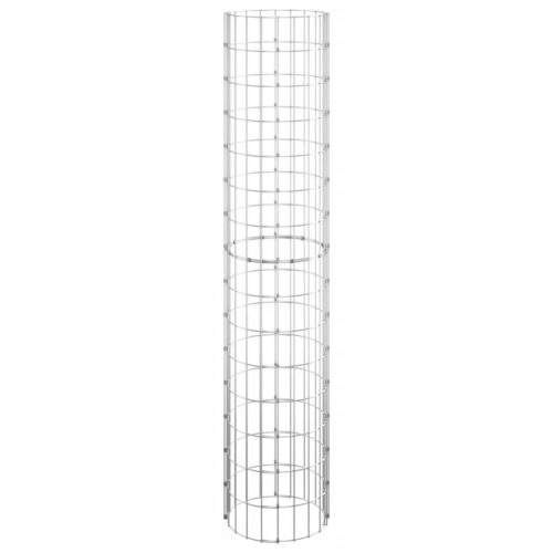 Circular Gabion Pole Galvanised Steel 30x150cm - Image 3