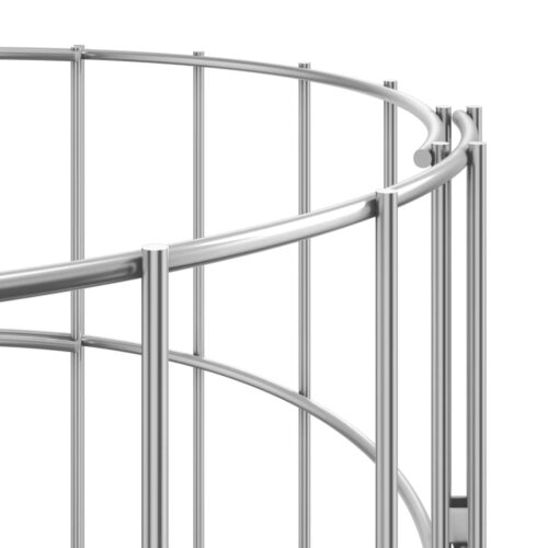 Circular Gabion Pole Galvanised Steel 30x150cm - Image 5