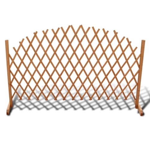 Trellis Fence Solid Wood 180x100cm