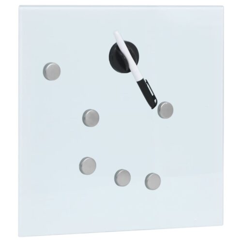 Key Box with Magnetic Board White 35x35x5.5cm - Image 5