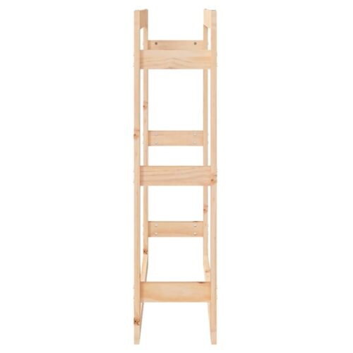 Firewood Rack 80x25x100cm Solid Wood Pine - Image 6