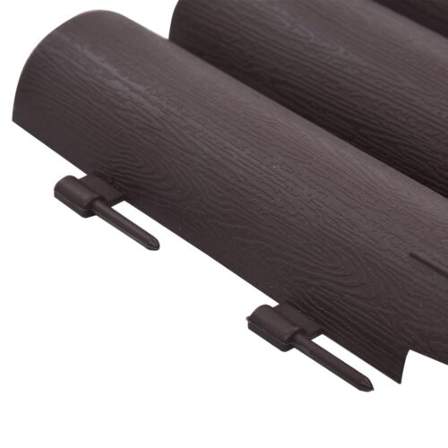 Lawn Edgings 36pcs Brown 10m PP - Image 5