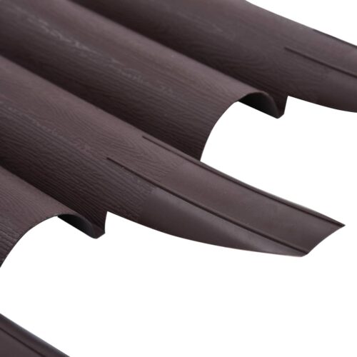 Lawn Edgings 36pcs Brown 10m PP - Image 6