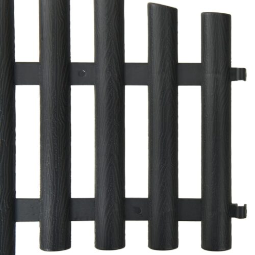Lawn Edgings 17pcs Anthracite 10m PP - Image 6
