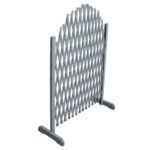 Trellis Fence Solid Firwood 1.8x1m Grey