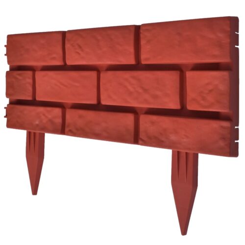 Lawn Divider with Brick Design 11 pcs - Image 2