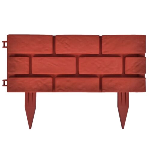 Lawn Divider with Brick Design 11 pcs - Image 3