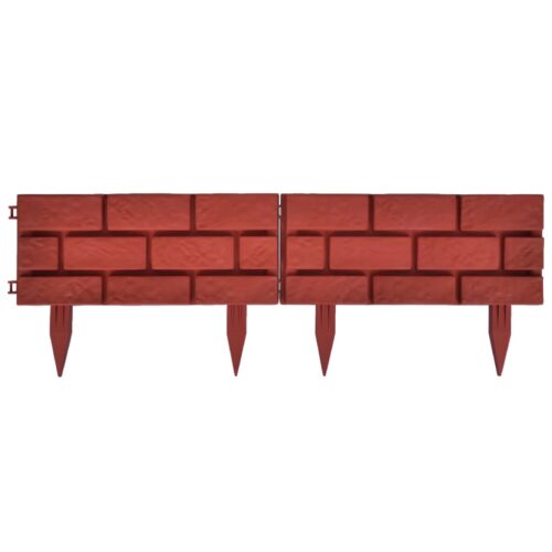 Lawn Divider with Brick Design 11 pcs - Image 5