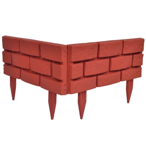 Lawn Divider with Brick Design 11 pcs - Image 6