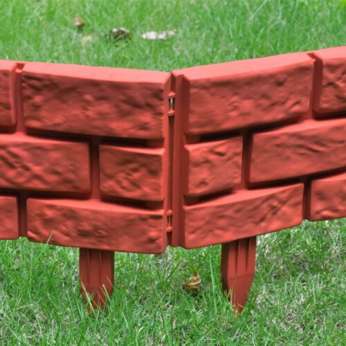 Lawn Divider with Brick Design 11 pcs - Image 9