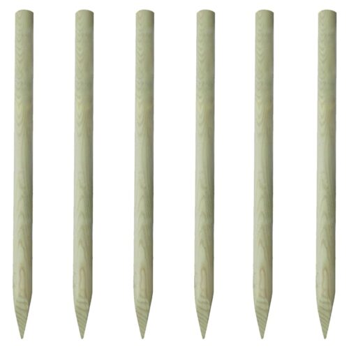 Fence Posts 6pcs Wood 150cm