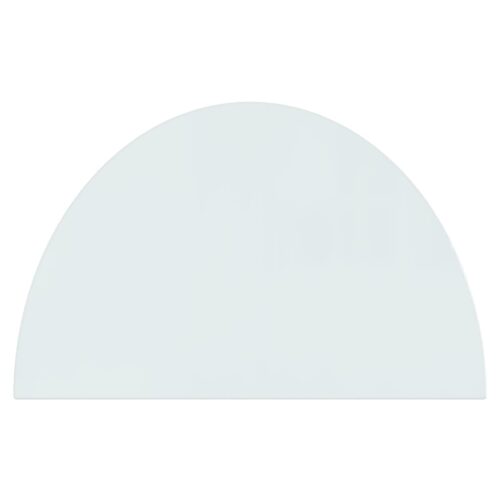 Fireplace Glass Plate Half Round 800x500 mm - Image 4