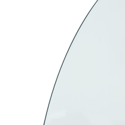 Fireplace Glass Plate Half Round 800x500 mm - Image 6