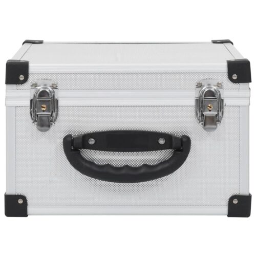 CD Case for 40 CDs Aluminium ABS Silver - Image 3