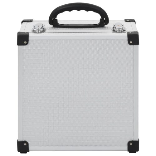 CD Case for 40 CDs Aluminium ABS Silver - Image 7