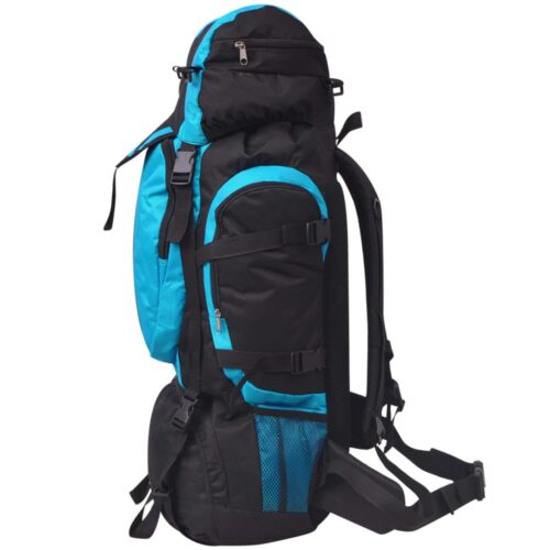 Hiking Backpack XXL 75 L Black Blue - Image 3