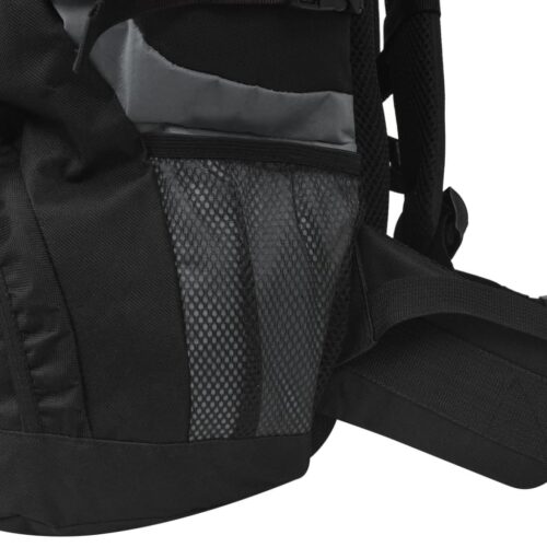Hiking Backpack XXL 75 L Black Grey - Image 6