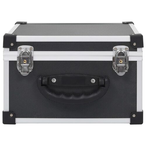 CD Case for 40 CDs Aluminium ABS Black - Image 3
