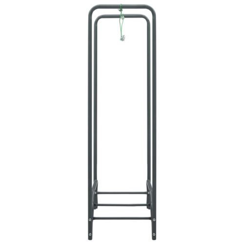 Firewood Rack Anthracite 120x35x120cm Steel - Image 4