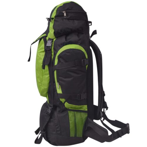 Hiking Backpack XXL 75 L Black Green - Image 3