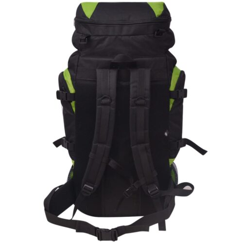 Hiking Backpack XXL 75 L Black Green - Image 4