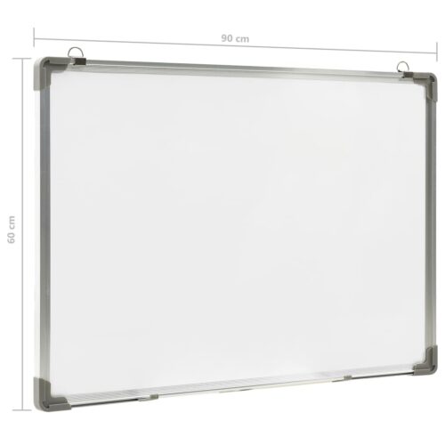 Magnetic Dry-erase Whiteboard White 90x60cm Steel - Image 9
