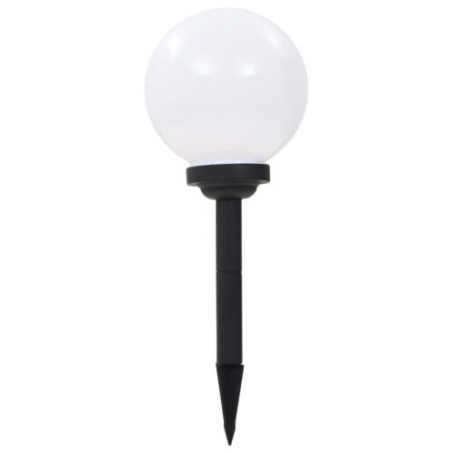 Outdoor Solar Lamps 3pcs LED Spherical 20cm RGB - Image 2