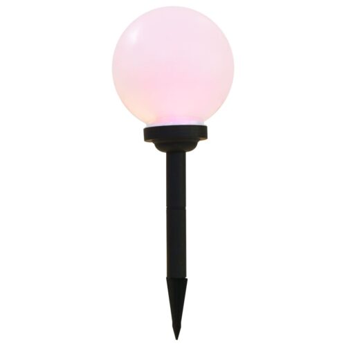 Outdoor Solar Lamps 3pcs LED Spherical 20cm RGB - Image 5