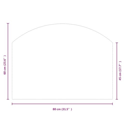 Fireplace Glass Plate 80x60cm - Image 9