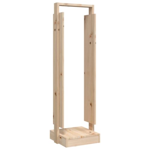 Log Holder 33.5x30x110cm Solid Wood Pine - Image 2