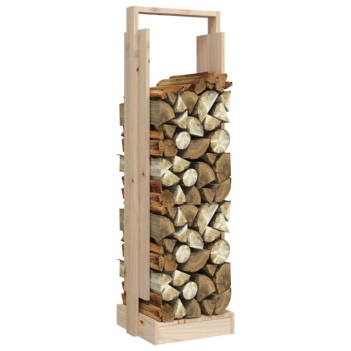 Log Holder 33.5x30x110cm Solid Wood Pine - Image 4
