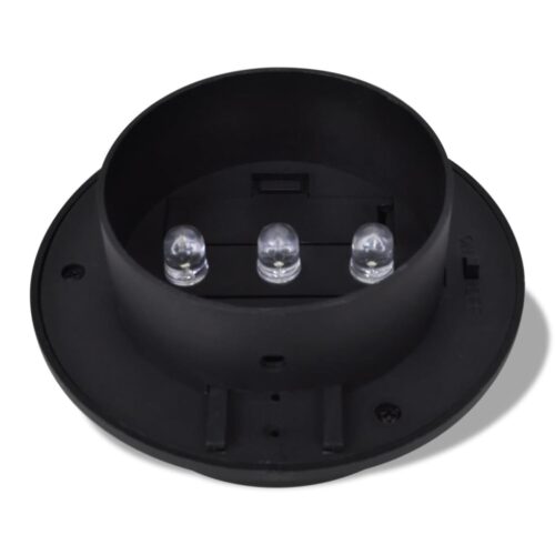 Outdoor Solar Lamp Set 6pcs Fence Light Gutter Light Black - Image 5