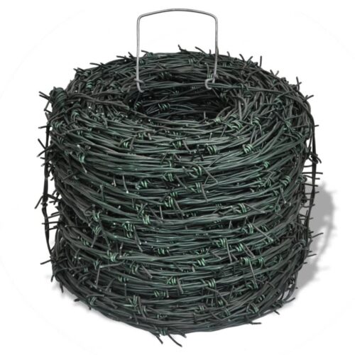 Barbed Wire Entanglement Wire Green Wire Roll 100 m - Image 2