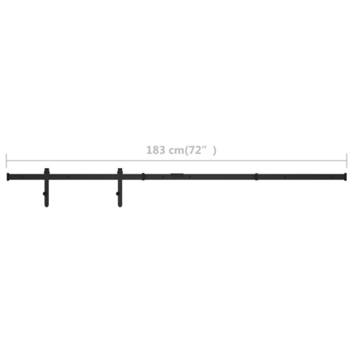 Mini Sliding Cabinet Door Kit Carbon Steel 183cm - Image 6