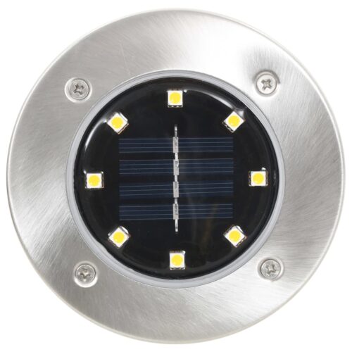 Solar Ground Lights 8pcs LED Lights RGB Colour - Image 5