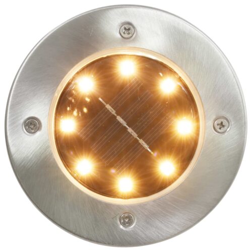 Solar Ground Lights 8pcs LED Lights RGB Colour - Image 6