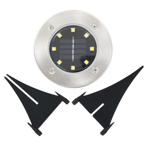 Solar Ground Lights 8pcs LED Lights RGB Colour - Image 7