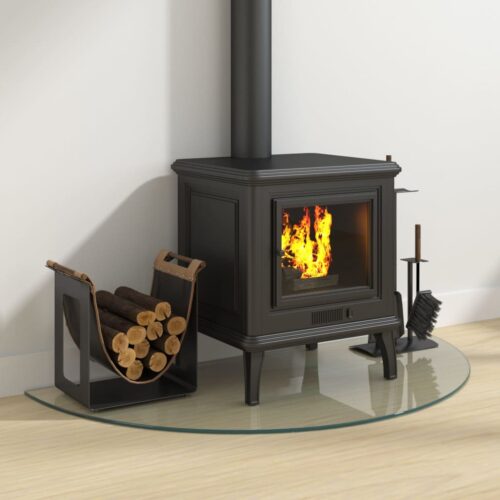 Fireplace Glass Plate Half Round 1000x500mm - Image 3