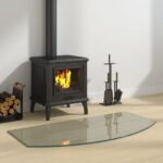Fireplace Glass Plate 100x50cm