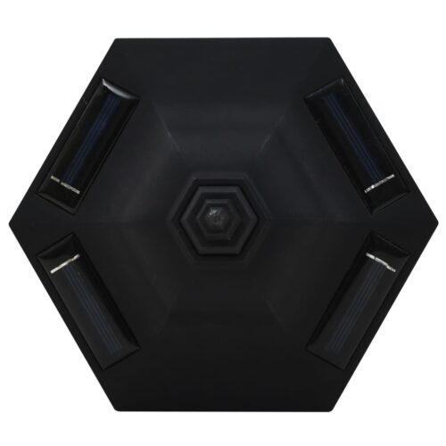 Outdoor Solar Lamps 3pcs LED Black - Image 8