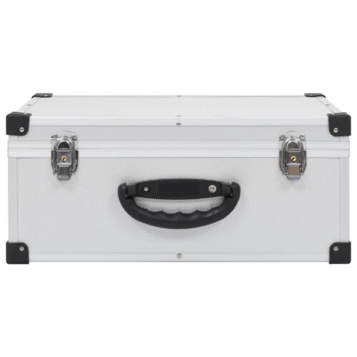 CD Case for 60 CDs Aluminium ABS Silver - Image 3