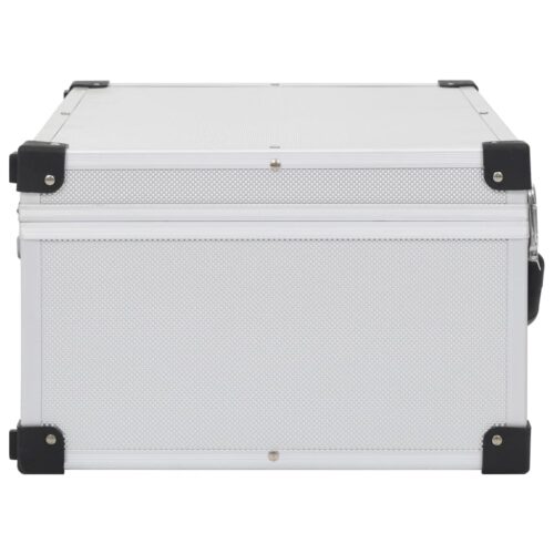 CD Case for 60 CDs Aluminium ABS Silver - Image 4