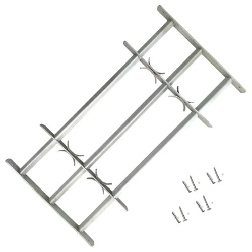 Adjustable Security Grille for Windows Safe with 3 Crossbars 500-650mm