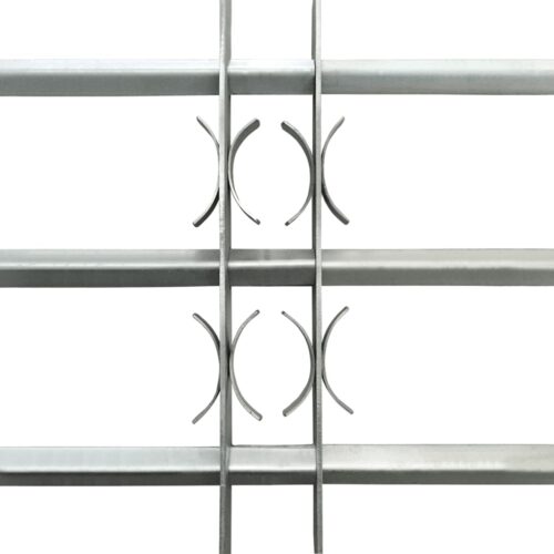 Adjustable Security Grille for Windows Safe with 3 Crossbars 500-650mm - Image 3