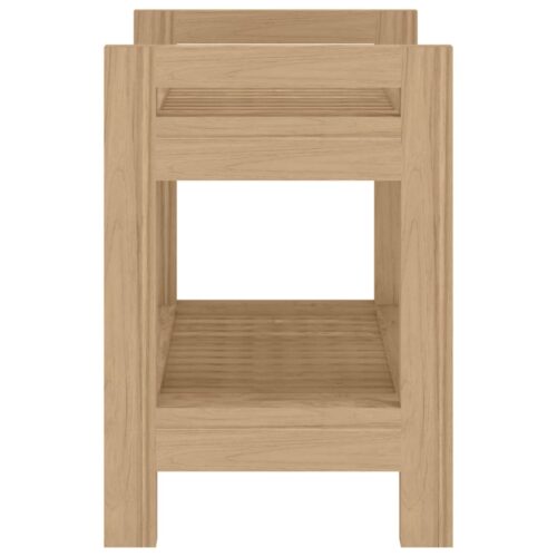 Bathroom Side Table 45x30x45cm Solid Wood Teak - Image 4