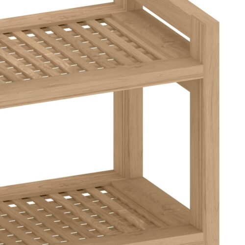 Bathroom Side Table 45x30x45cm Solid Wood Teak - Image 6