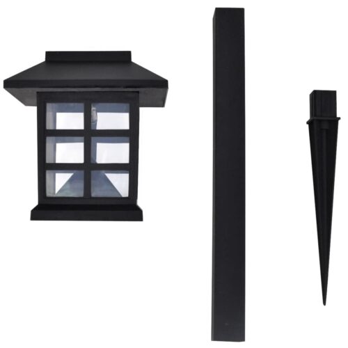 Outdoor Solar Lamp LED Light Set 12pcs with Spike 8.6 x 8.6 x 38cm - Image 4